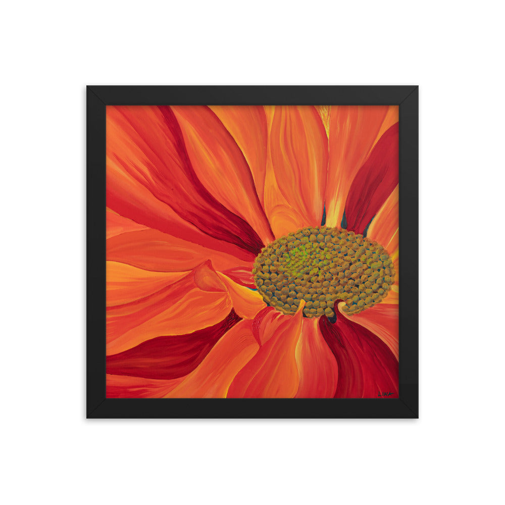 Framed Print - Soft, Sweet Fire