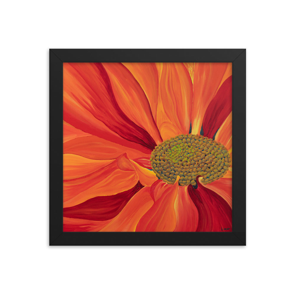 Framed Print - Soft, Sweet Fire