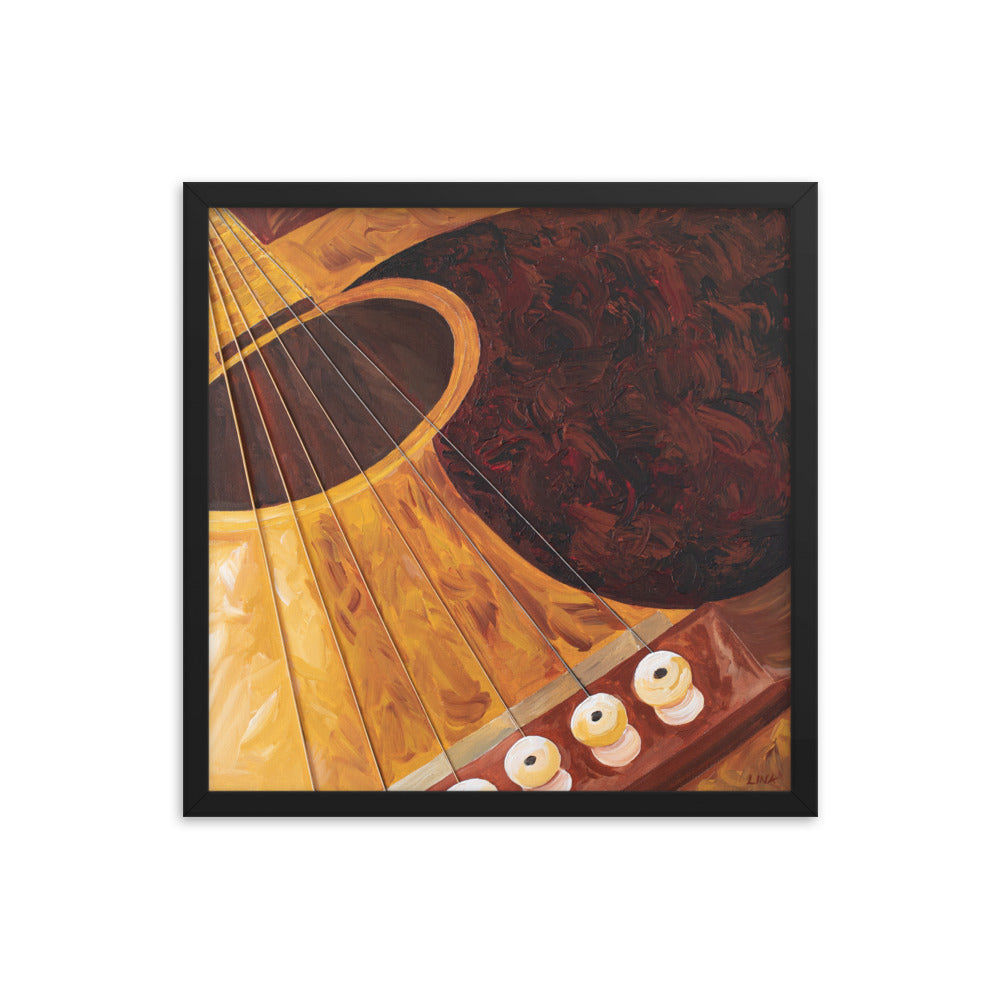 Framed Print - Sweet Strumming